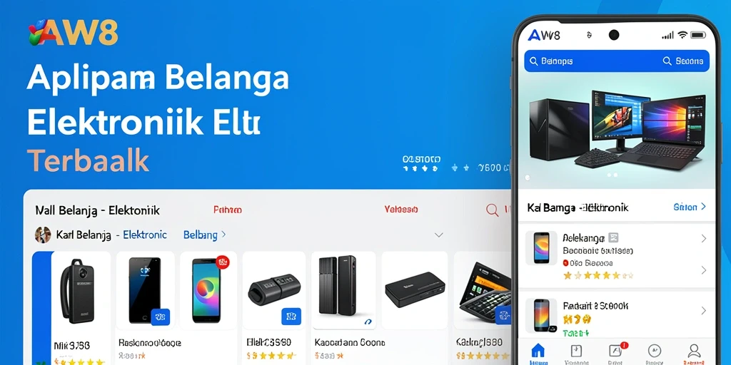 Antarmuka aplikasi AW8 yang menarik dan mudah digunakan.