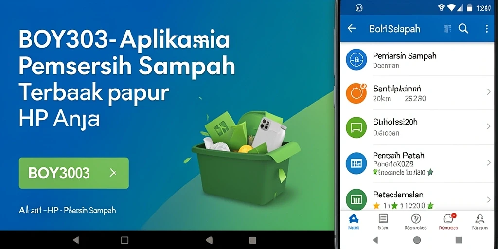 Tampilan antarmuka BOY303 yang sederhana dan fungsional.