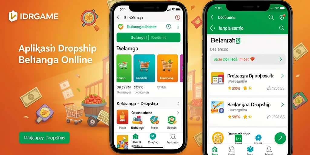 Tampilan antarmuka pengguna IDRGAME yang sederhana dan efisien.